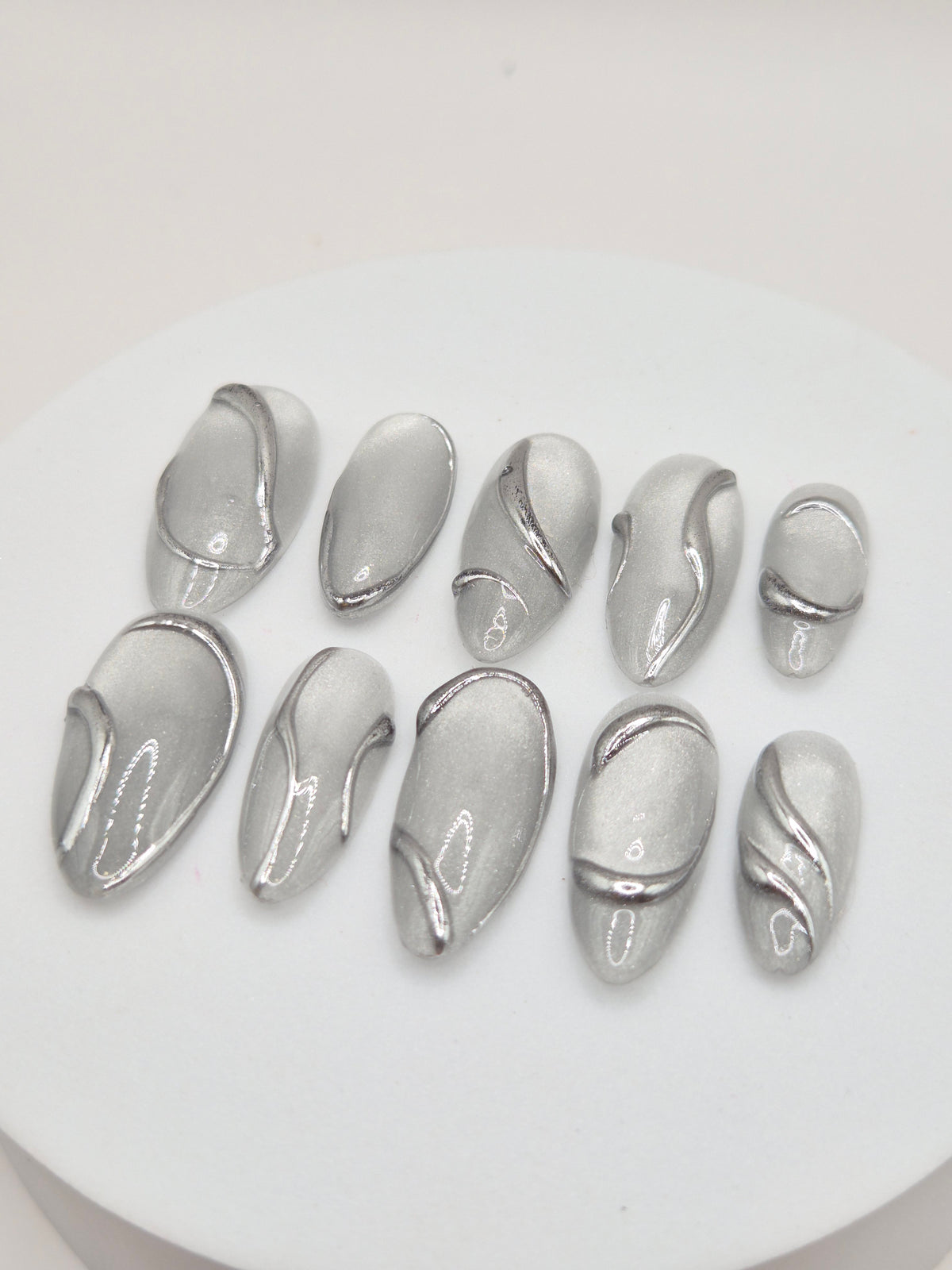 Silver Cateye & Chrome