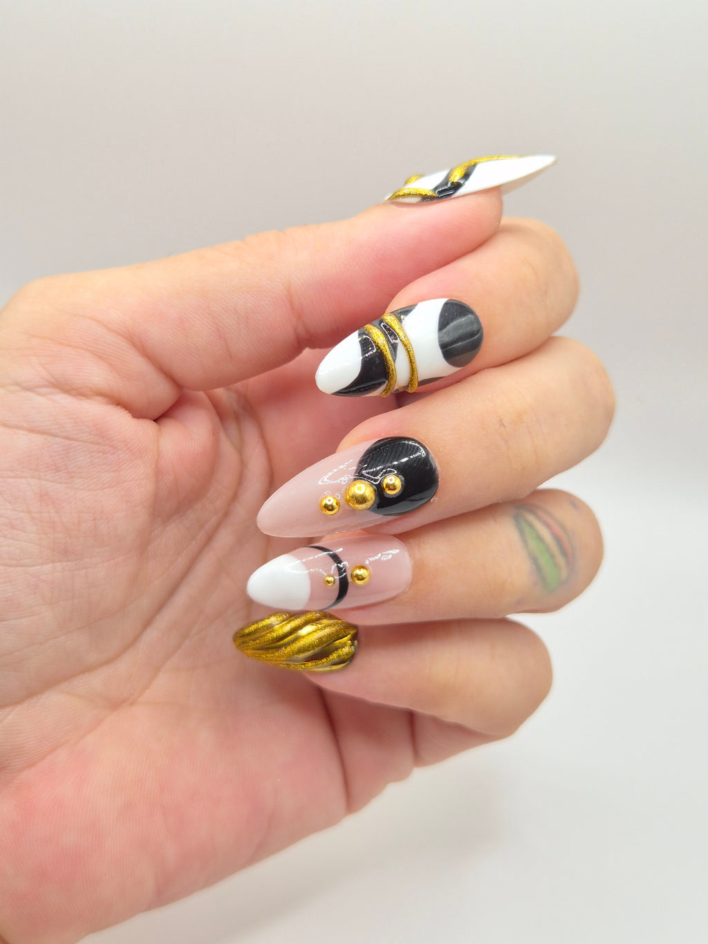 Black, White & Gold