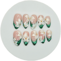 Green chrome & Flowers