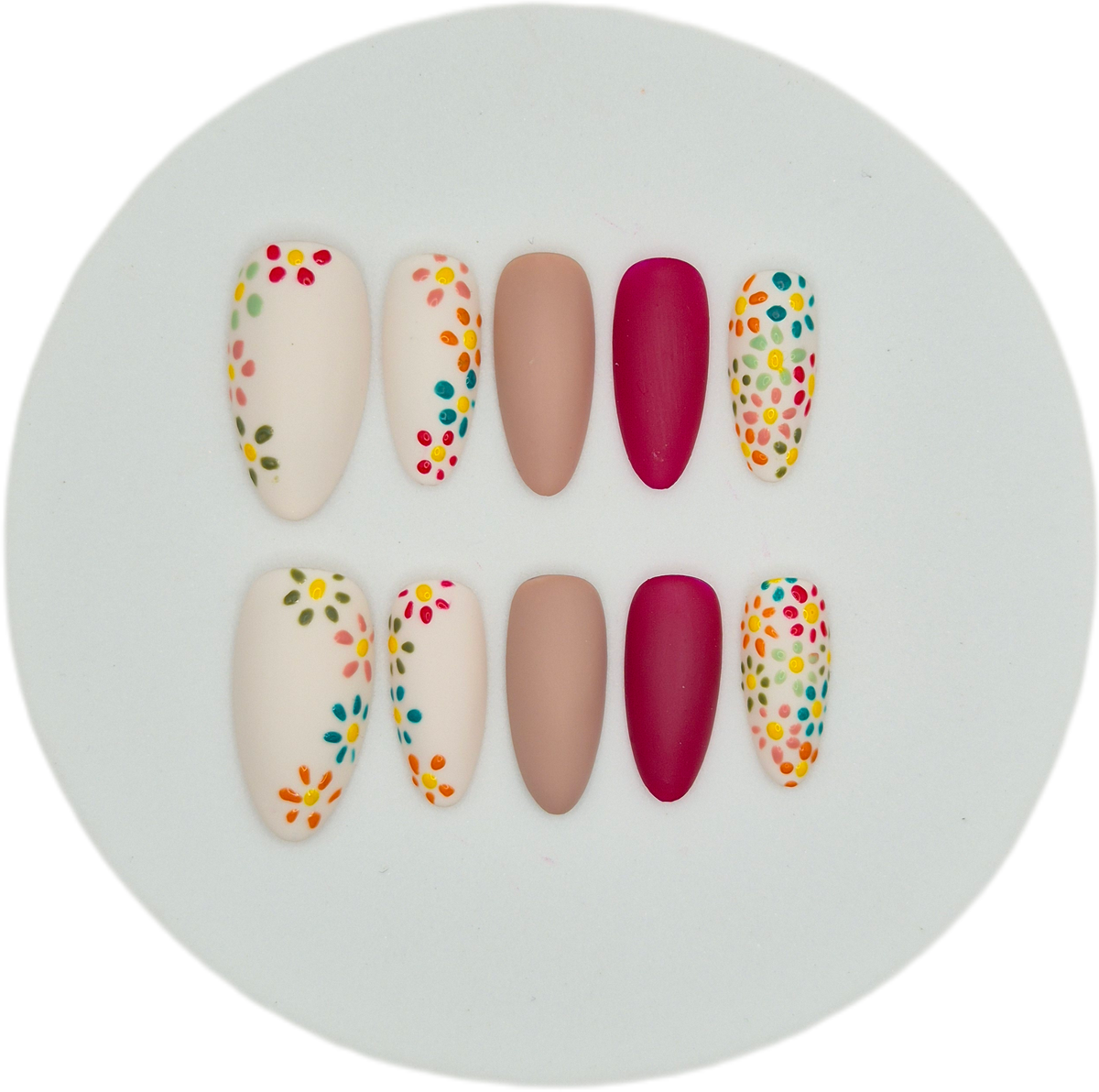 Matte Flower set